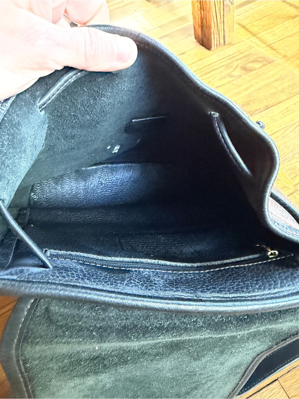 Coach black pebble leather mini backpack - Picture 5 of 8